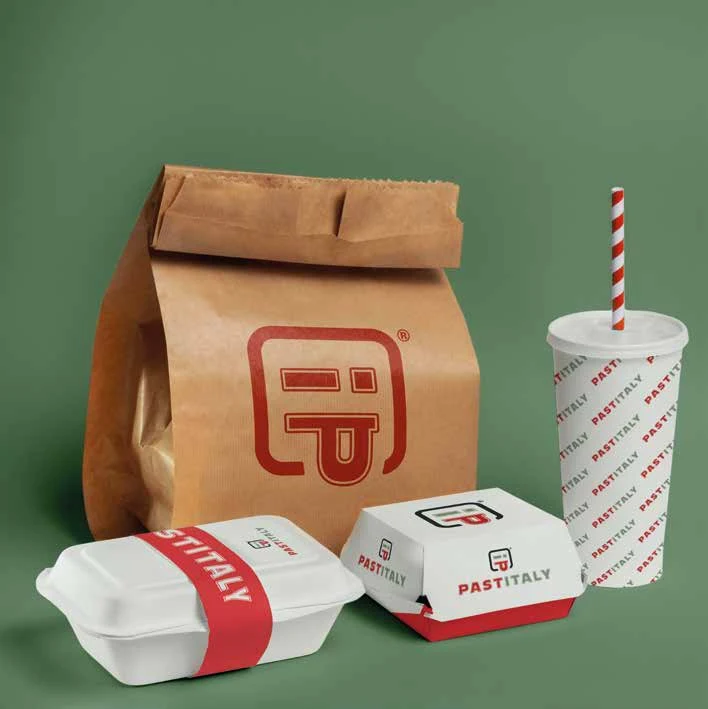 Concept di packaging PastItaly del manuale, da confermare per il punto vendita